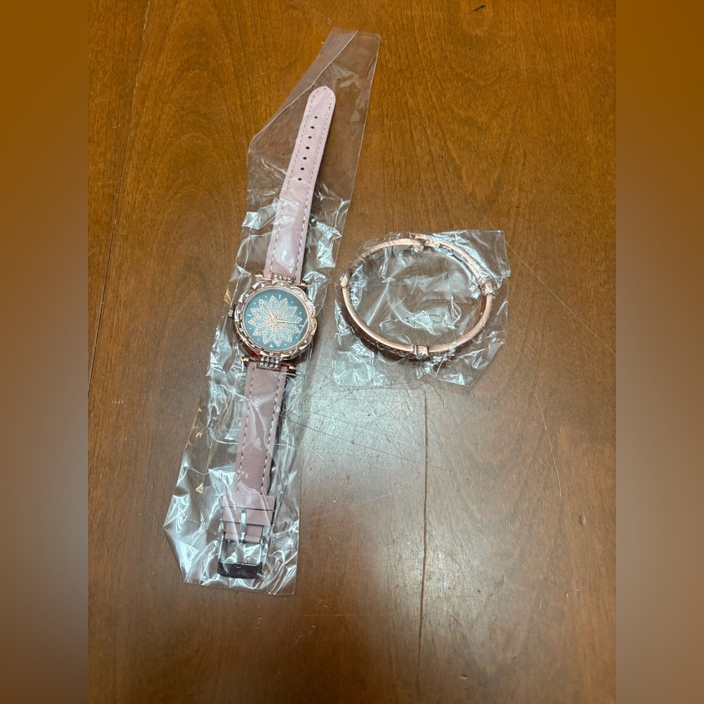 Chic Pink Bracelet Set